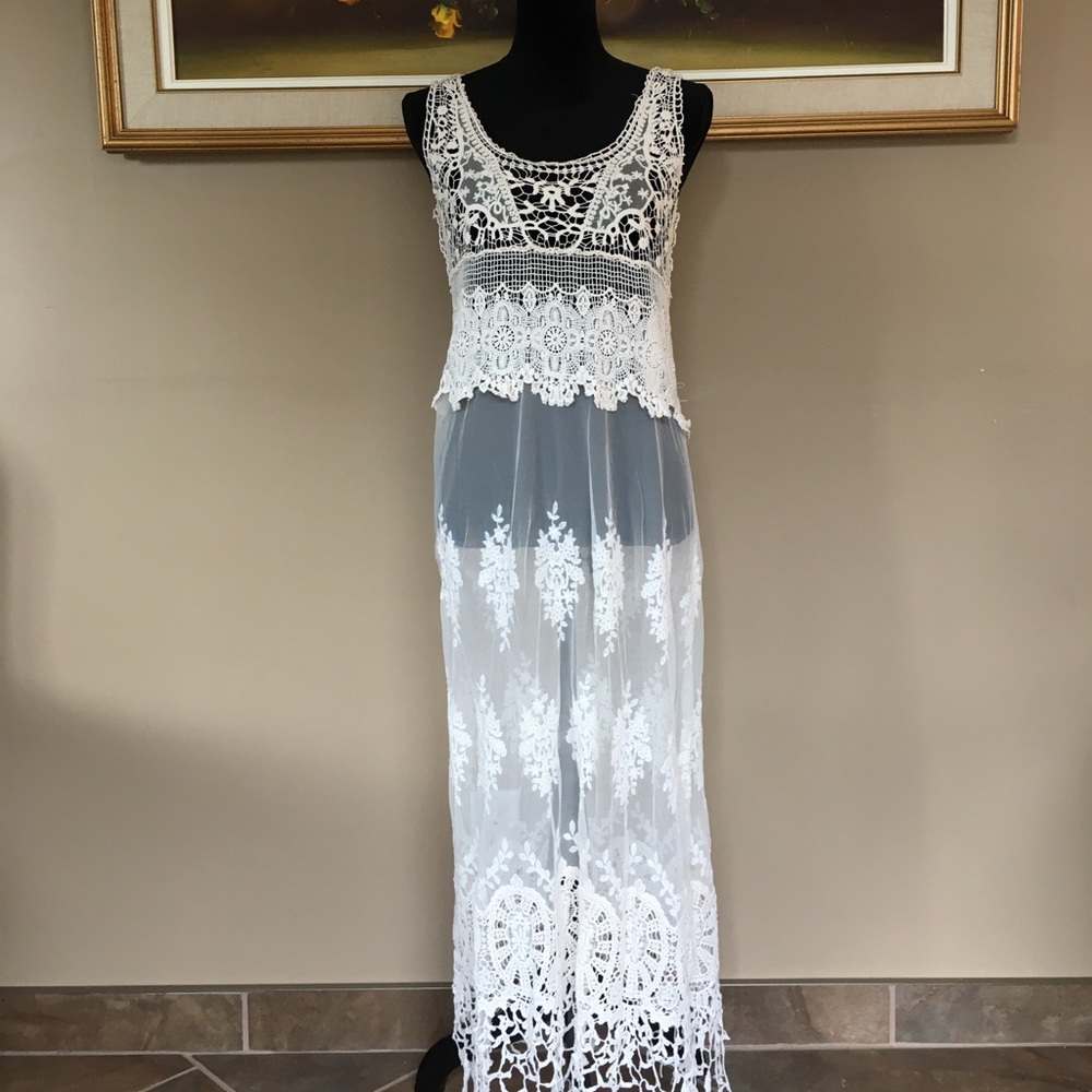 Crochet dress/ Beach cover up
